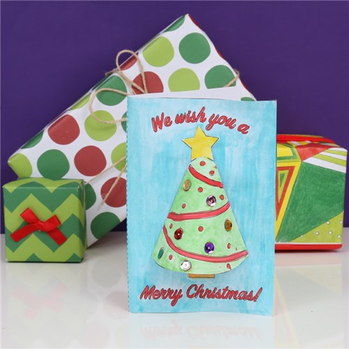 3D Christmas Tree Card