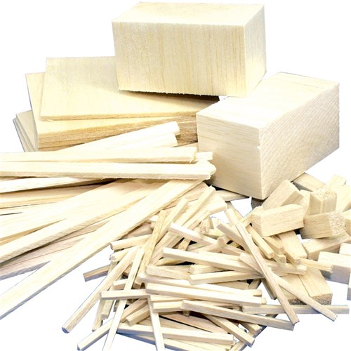 Balsa Wood Assortment - Pack of 150