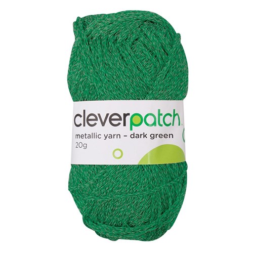 Metallic Yarn - Green - 20g
