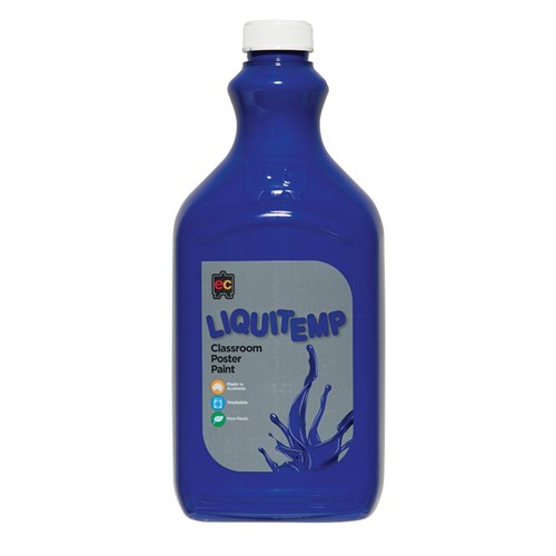 EC Liquitemp Classroom Poster Paint - Blue - 2L