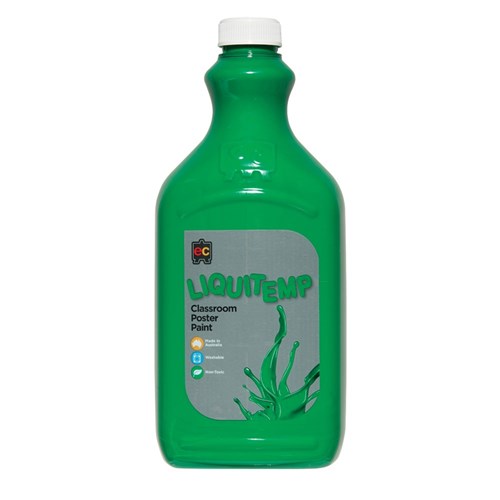 EC Liquitemp Classroom Poster Paint - Green - 2L