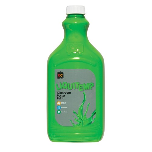 EC Liquitemp Classroom Poster Paint - Leaf Green - 2L