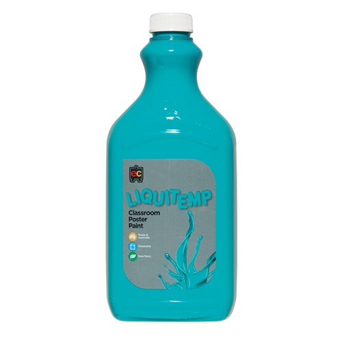 EC Liquitemp Classroom Poster Paint - Turquoise - 2L
