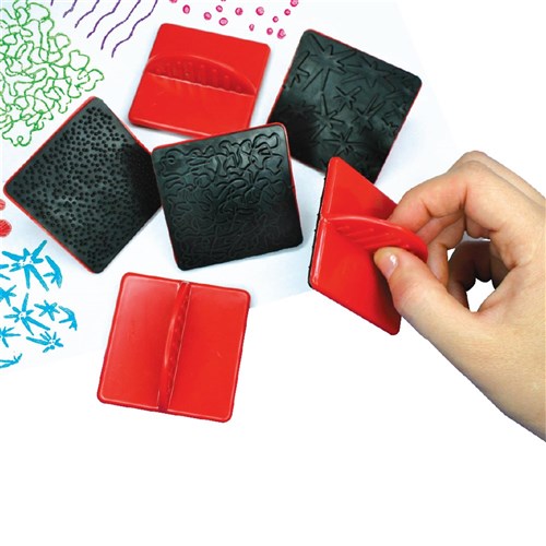 Paint Effect Stampers - Pack of 6