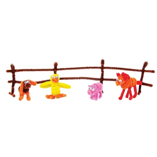 Chenille Stems - Bright - Pack of 1,000