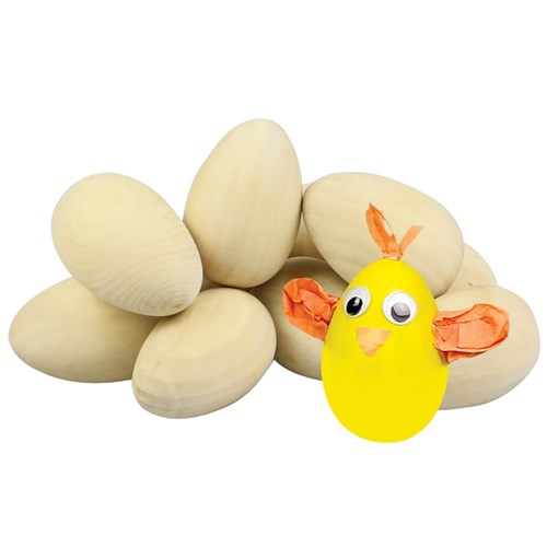 Eggs - Wooden - Pack of 10
