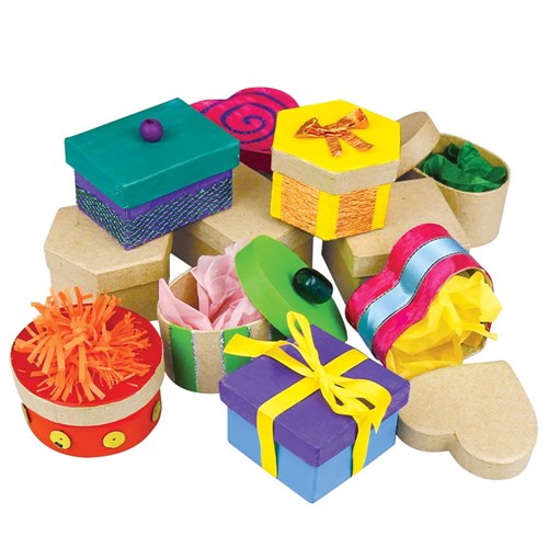 Papier Mache Box Set - Pack of 12