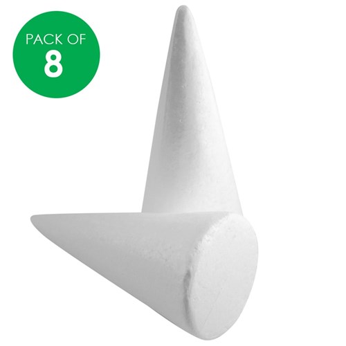 Decofoam Cones - Pack of 8