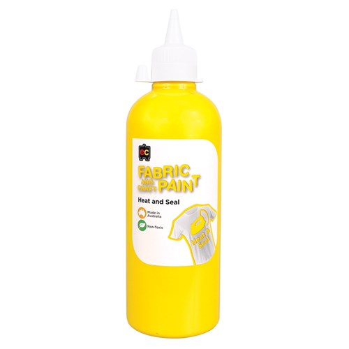 EC Fabric Paint - Yellow - 500ml