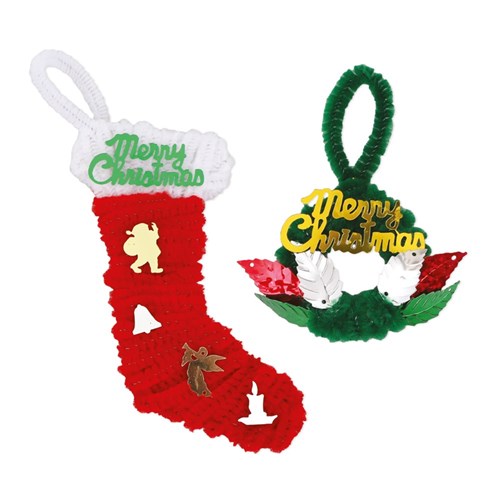 Chenille Stems - Christmas - Pack of 200