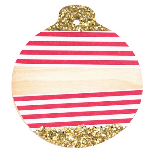 Wooden Bauble Shapes - Pack of 20