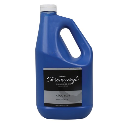 Chromacryl Student Acrylic Paint - Cool Blue - 2L