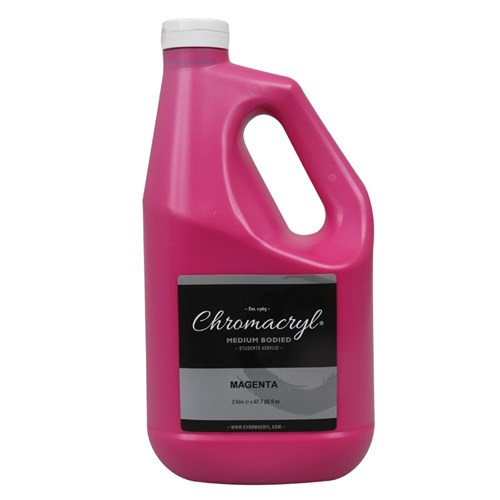 Chromacryl Student Acrylic Paint - Magenta - 2L