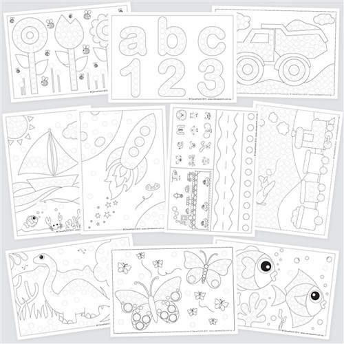 CleverPatch Easy Painters Blackline Masters - Pack of 10