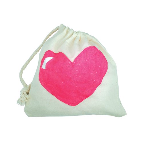 Cotton Drawstring Bags - Small - Pack of 10