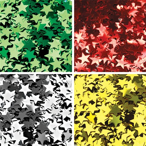 Glitter Star Sequins - Set of 4 Colours