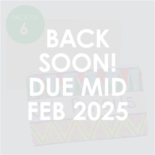 Cotton Pencil Cases - Pack of 6