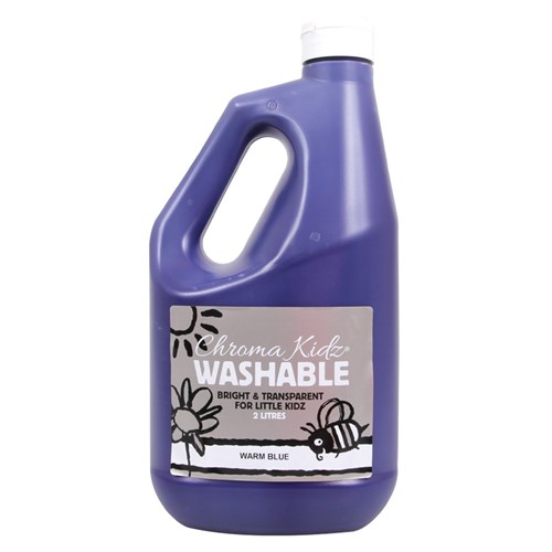 Chroma Kidz Washable Paint - Warm Blue - 2L