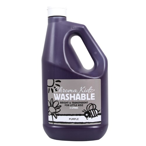 Chroma Kidz Washable Paint - Purple - 2L