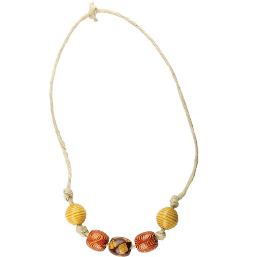 Printed Wooden Beads - 200g Tub