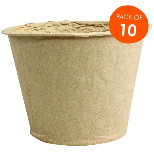 Recycled Paper Pots - Pack of 10