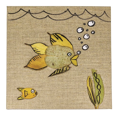 Canvas Panel Art Board - Natural Linen - Square - 20 x 20cm