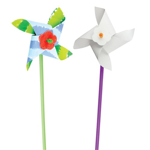 Design Your Own Windmills - Pack of 8