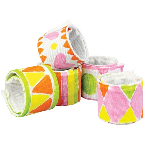 Design Your Own Fabric Snap Bands - Pack of 5