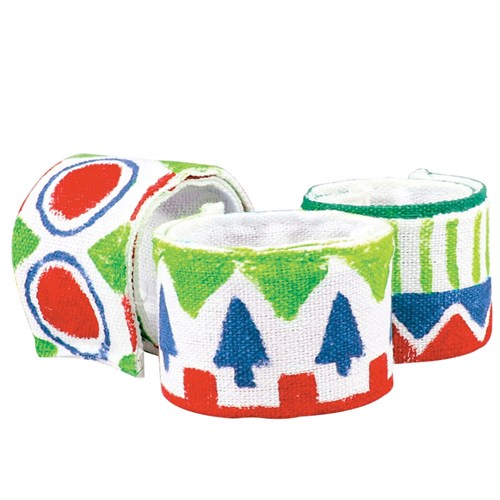 Design Your Own Fabric Snap Bands - Pack of 5