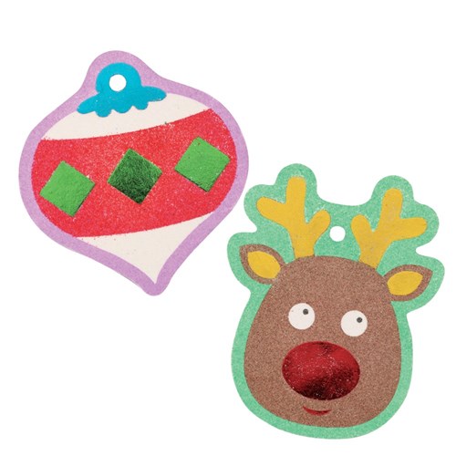 Christmas Sticky Art Shapes - Pack of 20