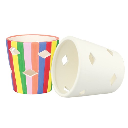 Ceramic LED Tealight Holders - Pack of 4