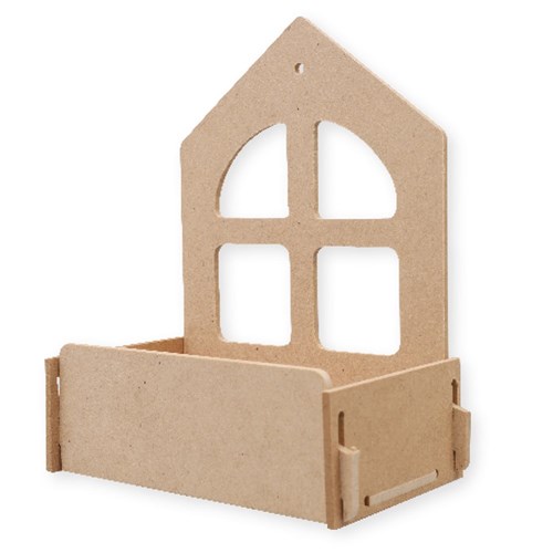 3D Wooden Window Bird Feeders - Pack of 10