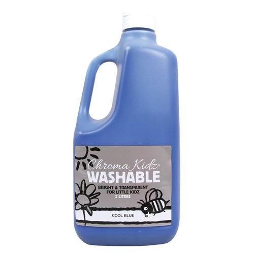 Chroma Kidz Washable Paint - Cool Blue - 2L