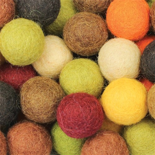 Felt Balls - Natural - Pack of 50