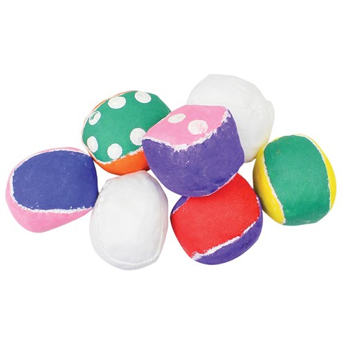 Fabric Kick Balls - Pack of 4 Hacky Sacks