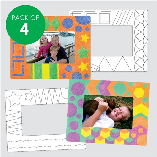 Sticky Art Photo Frames - Pack of 4
