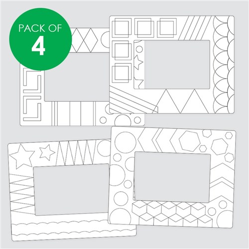 Sticky Art Photo Frames - Pack of 4
