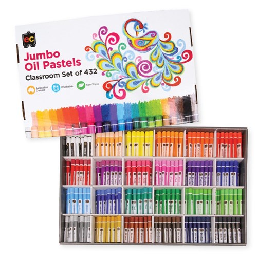 EC Jumbo Oil Pastels Classpack - Pack of 432