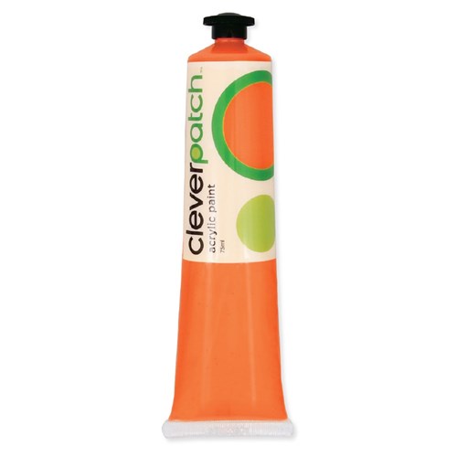 CleverPatch Acrylic Paint Tube - Orange - 100ml