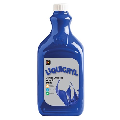 EC Liquicryl Junior Student Acrylic Paint - Brilliant Blue - 2L