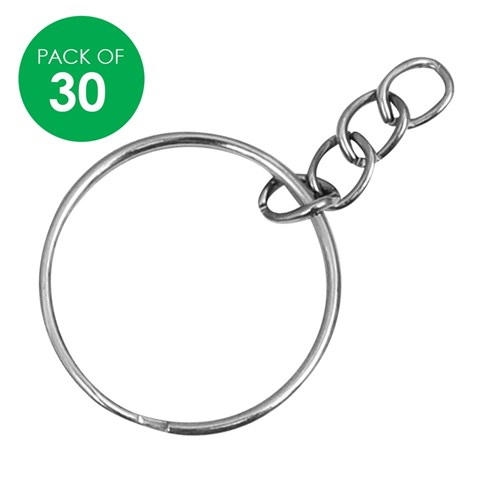 Keyring & Chain - Pack of 30