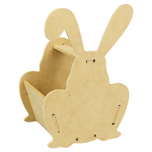 Wooden Bunny Baskets - Pack of 10