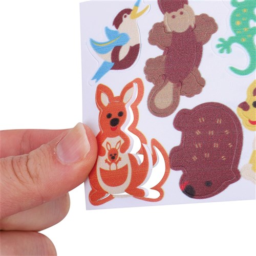 Foam Australian Animal Stickers - Pack of 120
