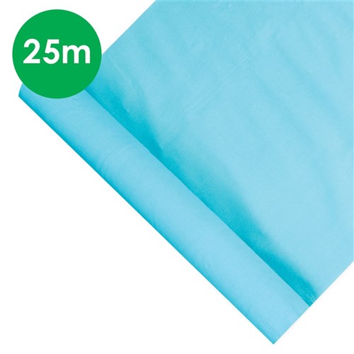 Crepe Paper Log - Light Blue - 25 Metres