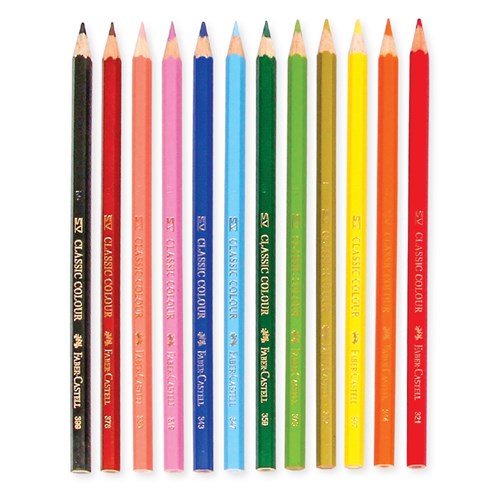 Faber-Castell Classic Colour Pencils - Pack of 72