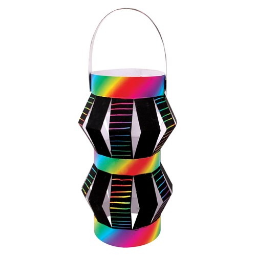 Scratch Board Chinese Lanterns - Pack of 20