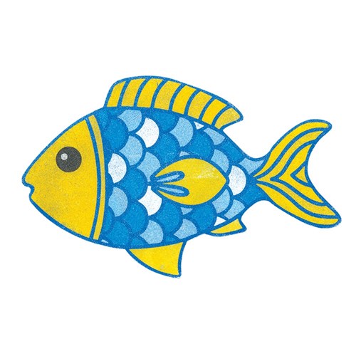 Giant Fish Sticky Art Shapes - Pack of 20