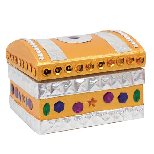 Papier Mache Treasure Chest