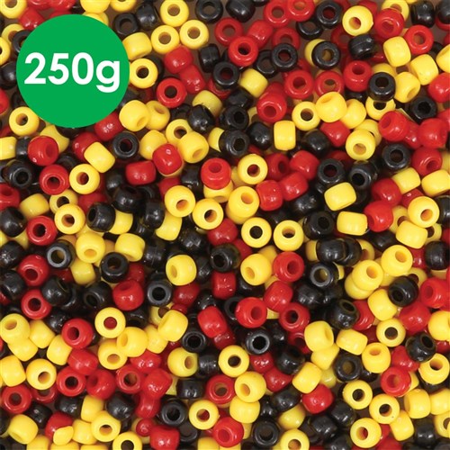 Pony Beads - Indigenous Colours - 250g Tub
