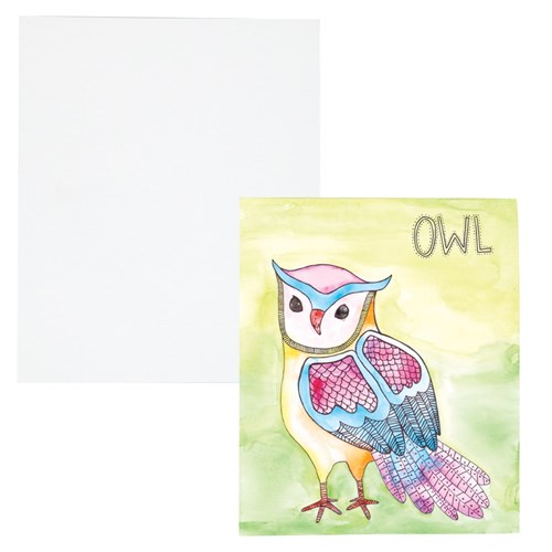 Watercolour Cotton Canvas Board - 15 x 20.5cm